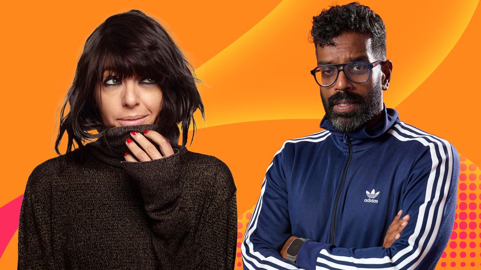 Claudia Winkleman et Romesh Ranganathan