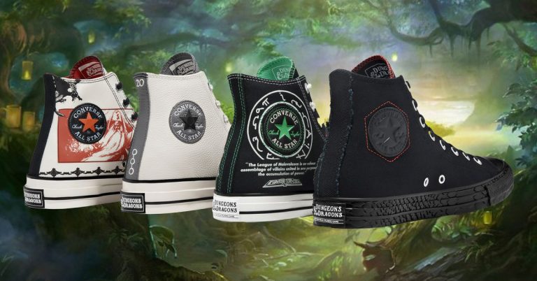 Converse lance de nouveaux hauts et vêtements inspirés de Dungeons & Dragons
