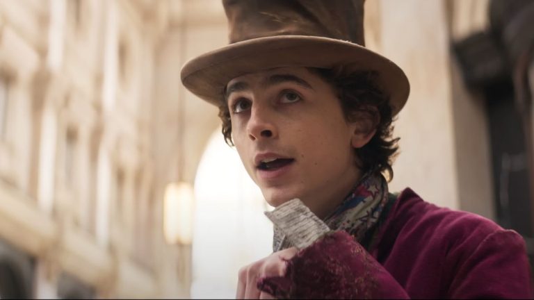 Timothee Chalamet in Wonka