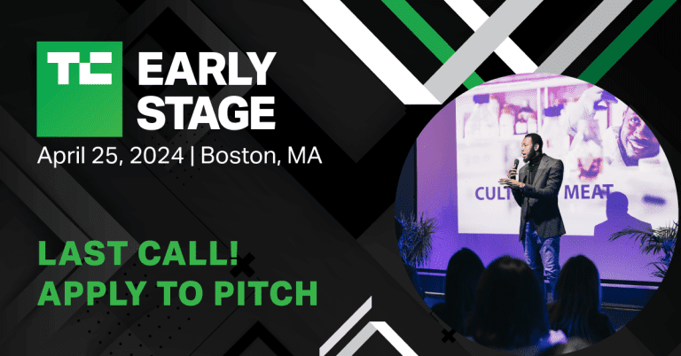 Dernier appel à soumissions de pitchs au TechCrunch Early Stage 2024 !