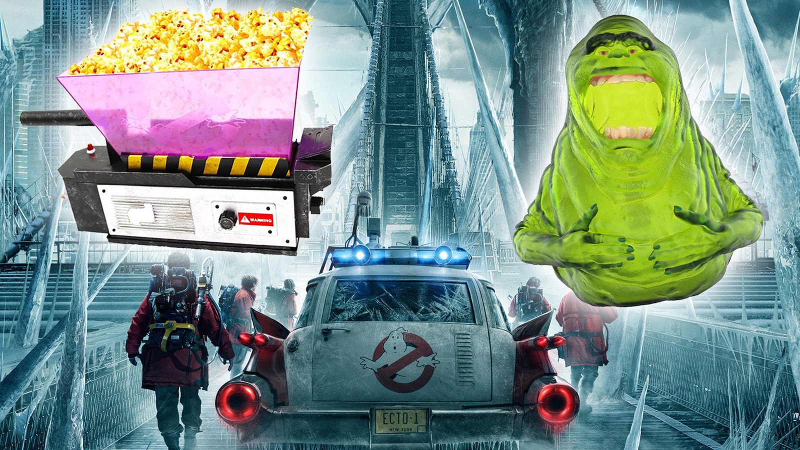 Des trucs sympas : des seaux de pop-corn Slimer et Ghost Trap émergent pour Ghostbusters : Frozen Empire
