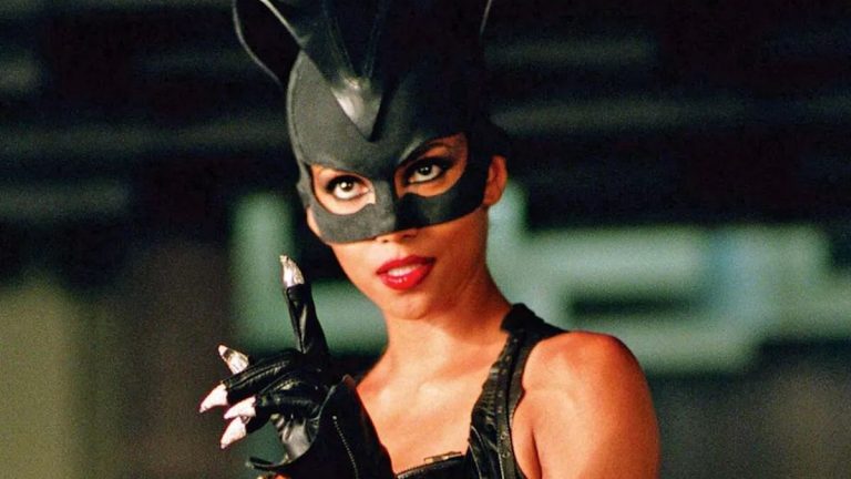 Halle Berry in Catwoman suit 