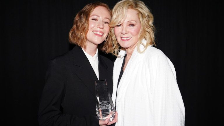 AUSTIN, TEXAS - MARCH 08: (L-R) Hannah Einbinder and Jean Smart attend the “Variety Power of Comedy” during the 2023 SXSW Conference and Festivals at ACL Live on March 08, 2024 in Austin, Texas. (Photo by Erika Goldring/Variety via Getty Images)