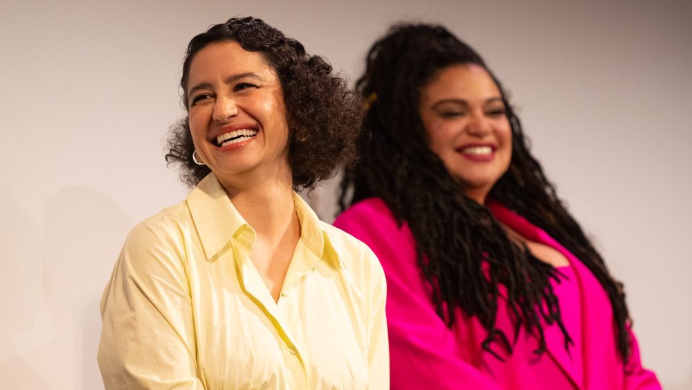 Ilana Glazer, Michelle Buteau at the “Babes” Premiere as part of SXSW 2024 Conference and Festivals held at the Paramount Theatre on March 9, 2024 in Austin, Texas.