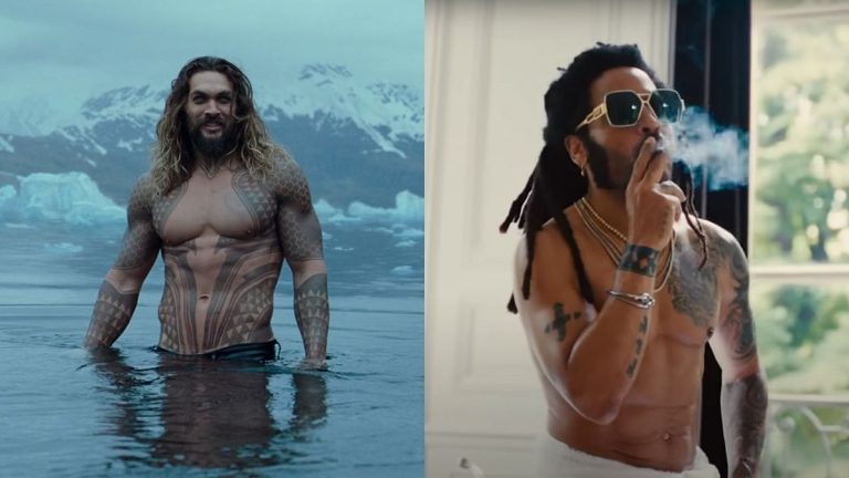 Jason Momoa sait qu'il est complètement de retour en mode "Papa Bod", mais il crie à l'ex de son ex, Lenny Kravitz : "Comment avez-vous eu un autre ab ?"
