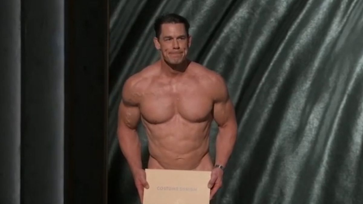 John Cena naked at the Oscars