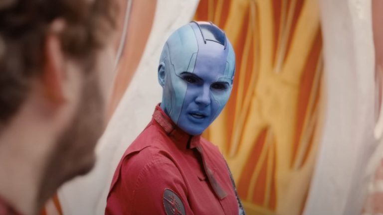  Karen Gillan des Gardiens de la Galaxie réagit au Vol.  Les crédits de fin de Star-Lord de 3 sont révélés et partagent leurs réflexions sur l'avenir de Nebula
