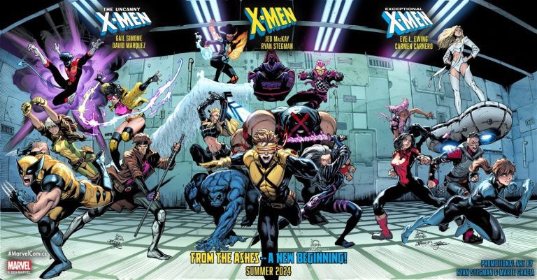 La ligne de bandes dessinées X-Men From The Ashes révélée par Marvel