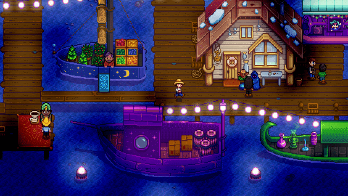 Night Market in Stardew Valley