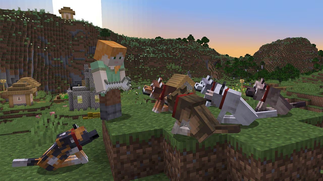 La mise à jour de Minecraft ajoute des variantes de loups demandées depuis longtemps après plus de 10 ans d'attente
