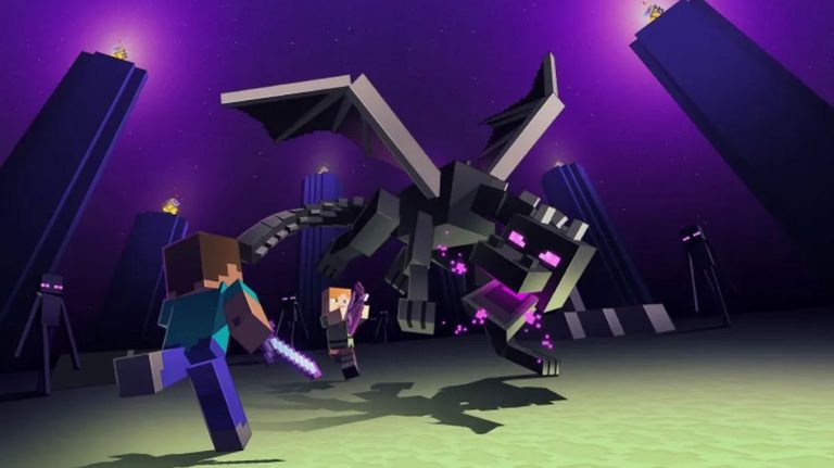 La nouvelle masse de Minecraft peut tirer sur n’importe quel ennemi, y compris la foule terrifiante qui n’a pas été conçue pour être battue et le foutu dragon Ender.