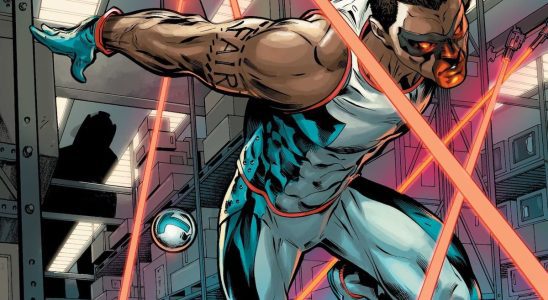 DC Comics artwork of Michael Holt Mr. Terrific