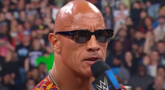 Dwayne Johnson as The Rock in WWE