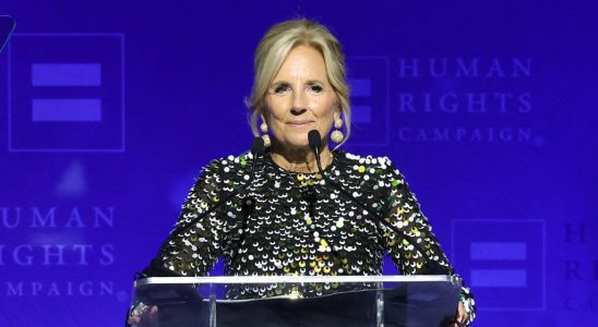 Le discours d'ouverture de la campagne des droits humains de Jill Biden perturbé par les manifestants de la guerre entre Israël et le Hamas