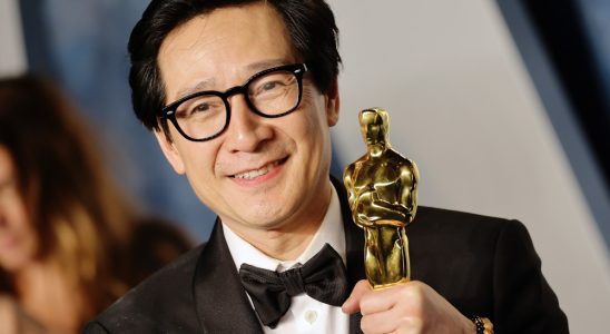 BEVERLY HILLS, CALIFORNIA - MARCH 12: Ke Huy Quan attends the 2023 Vanity Fair Oscar Party Hosted By Radhika Jones at Wallis Annenberg Center for the Performing Arts on March 12, 2023 in Beverly Hills, California. (Photo by Amy Sussman/Getty Images)