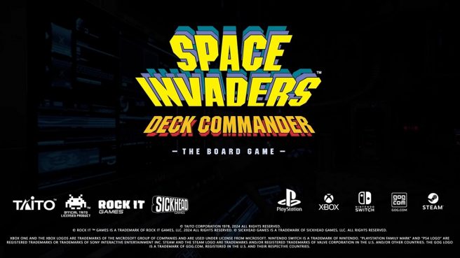 Space Invaders Deck Commander : Le jeu de société