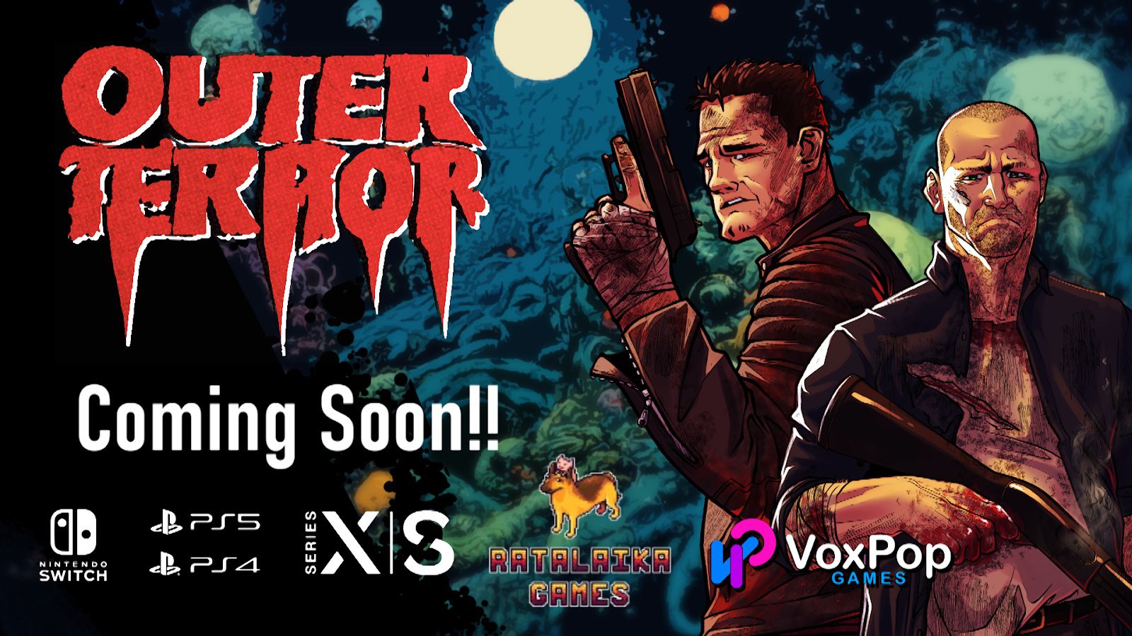 Le jeu de tir Horde Outer Terror arrive sur Switch en avril
