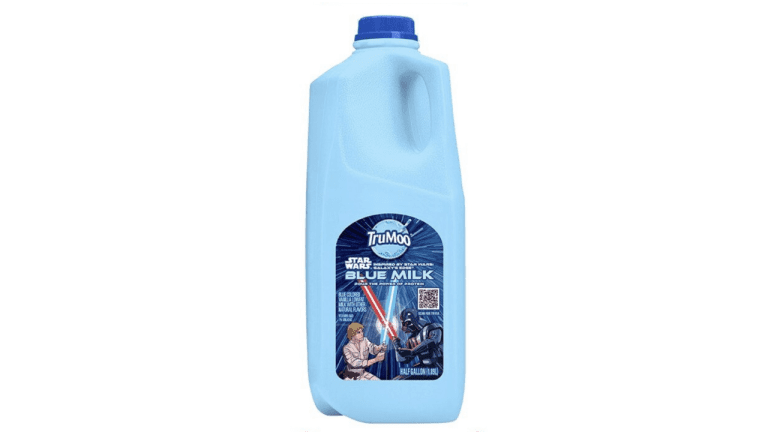 Le lait bleu Star Wars pourra bientôt être consommé à la maison, si cela vous intéresse
