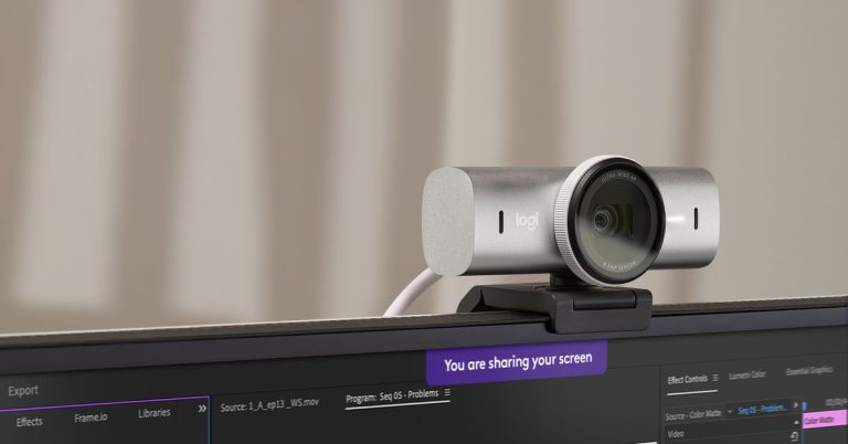 Le nouveau MX Brio de Logitech est une webcam 4K à 200 $ avec une « qualité d’image améliorée par l’IA »