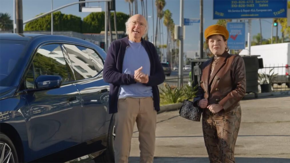 Larry David as himself and Susie Essman as Susie Greene in 