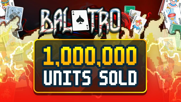 Les ventes de Balatro dépassent le million    
