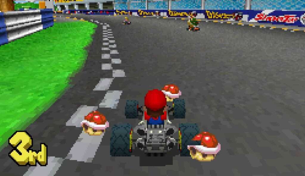 Capture d'écran de Mario Kart DS