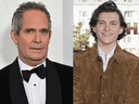 Il est facile, euh, de confondre les deux.  Les acteurs britanniques Tom Hollander, à gauche, et Tom Holland.