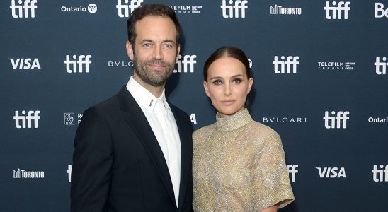 TORONTO, ONTARIO - SEPTEMBER 11: (L-R) Benjamin Millepied and Natalie Portman attends the "Carmen" Premiere during the 2022 Toronto International Film Festival at TIFF Bell Lightbox on September 11, 2022 in Toronto, Ontario. (Photo by Unique Nicole/Getty Images)