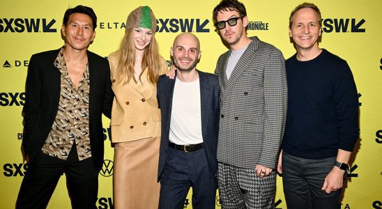 Ken Kao, Hunter Schafer, Tilman Singer, Dan Stevens and Tom Quinn at the premiere of "Cuckoo" as part of SXSW 2024 Conference and Festivals held at the Paramount Theatre on March 14, 2024 in Austin, Texas. (Photo by Michael Buckner/SXSW Conference & Festivals via Getty Images)