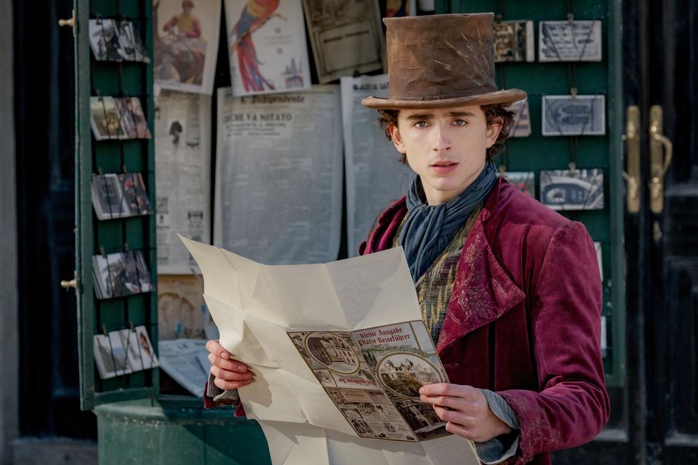 Timothée Chalamet dans Wonka