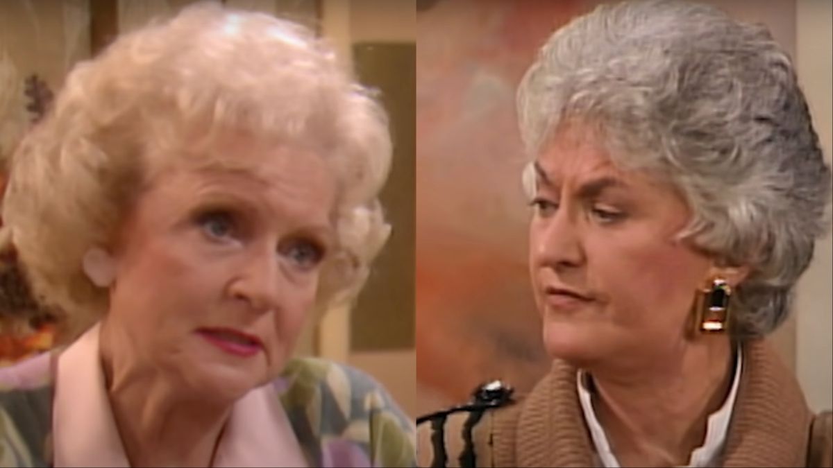 Rose and Dorothy on The Golden Girls