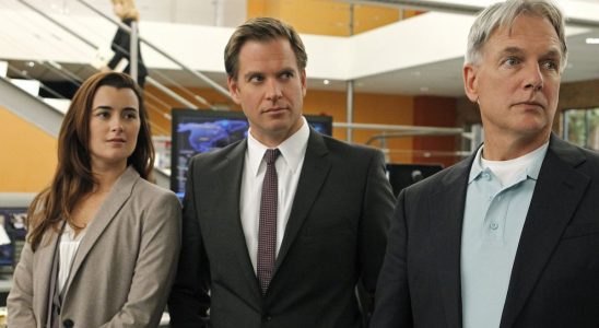 Cote de Pablo, Michael Weatherly and Mark Harmon in NCIS