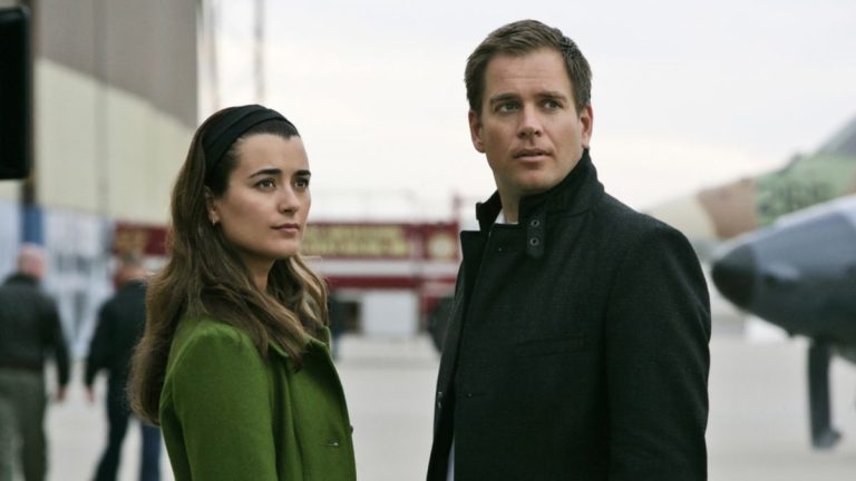 Cote de Pablo and Michael Weatherly in NCIS