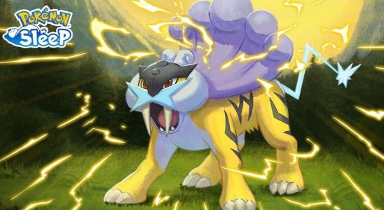 Raikou se lance dans le dernier événement de Pokemon Sleep