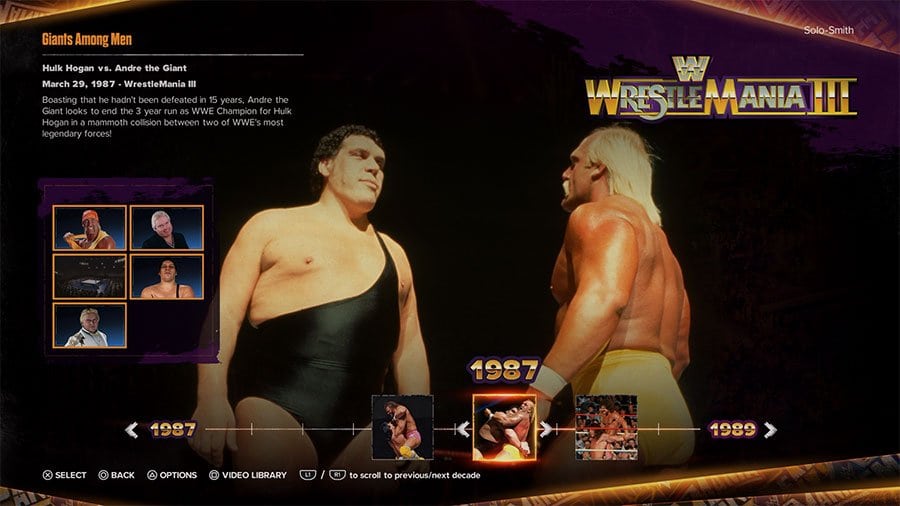 Discussion sur le mode WWE Showcase de 2K24