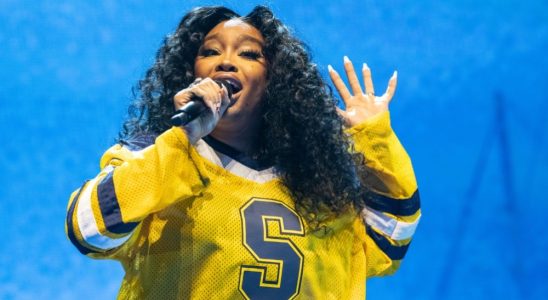 WASHINGTON, DC - February 27th, 2023 - SZA performs at Capital One Arena in Washington, D.C. during her SOS Tour.  (Photo by Kyle Gustafson / For The Washington Post via Getty Images)