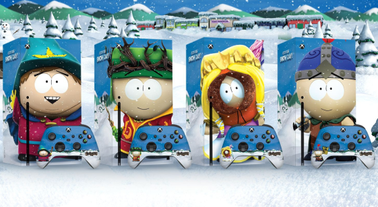 South Park : les consoles Xbox Series X sur le thème de Snow Day comprennent quatre designs uniques de personnages emblématiques