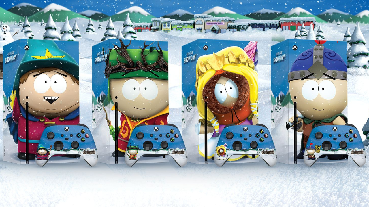 South Park : les consoles Xbox Series X sur le thème de Snow Day comprennent quatre designs uniques de personnages emblématiques
