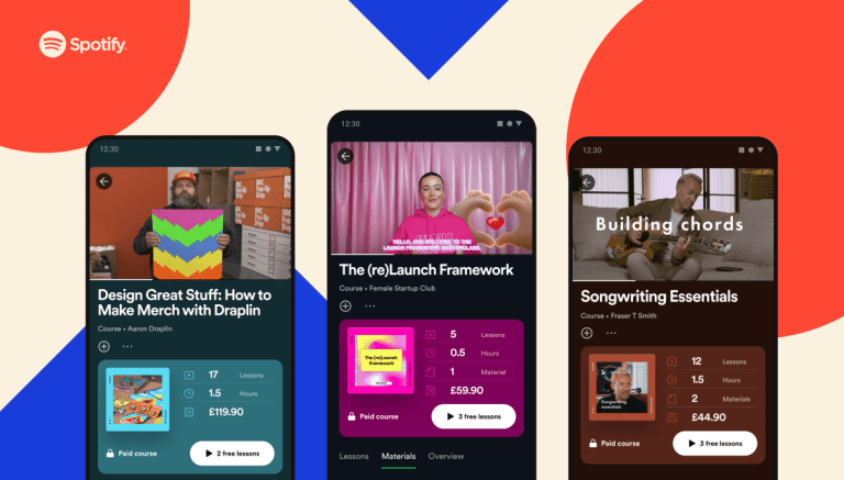 Spotify teste des cours vidéo pour tout enseigner, de la production musicale à Excel