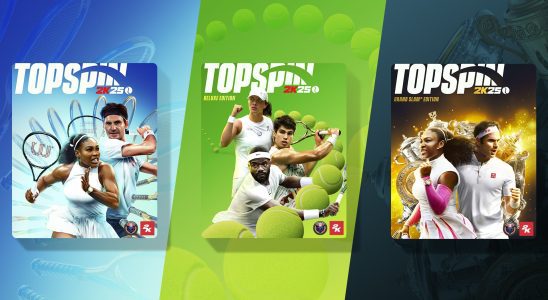 TopSpin 2K25 sera lancé le 26 avril sur PS5, Xbox Series, PS4, Xbox One et PC