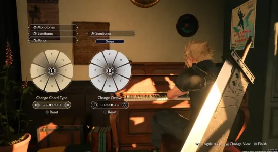 Tous les emplacements de partitions de piano dans FF7 Rebirth