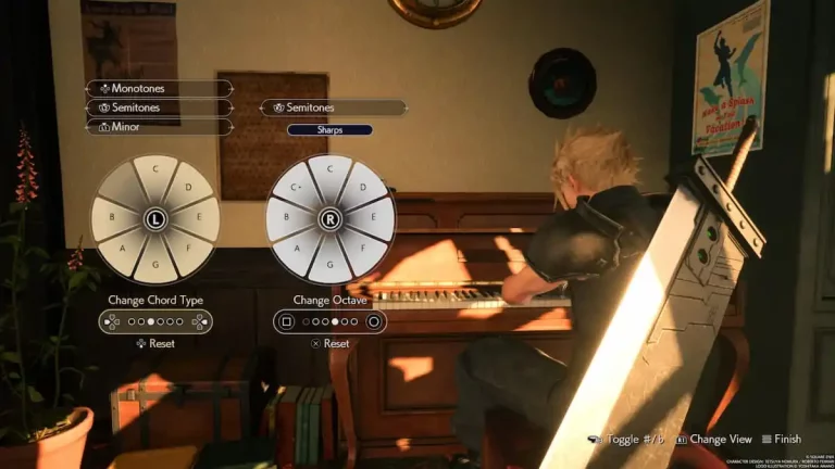 Tous les emplacements de partitions de piano dans FF7 Rebirth
