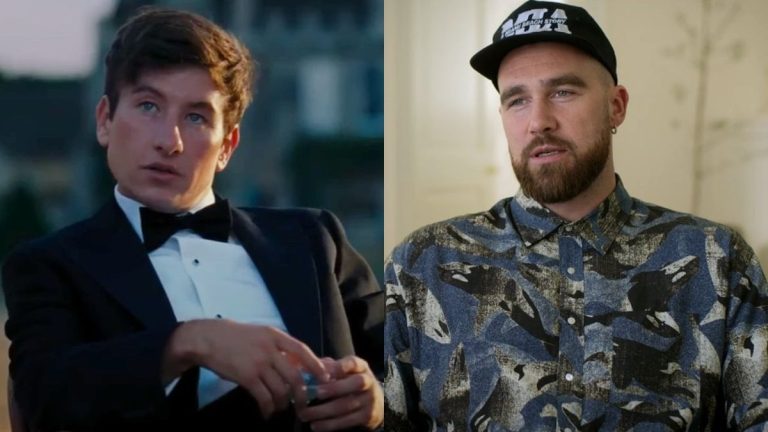 Travis Kelce et Barry Keoghan ont pris la photo la plus douce ensemble, et les Swifties ont des réactions positives à la réunion des petits amis de Taylor Swift et Sabrina Carpenter 
