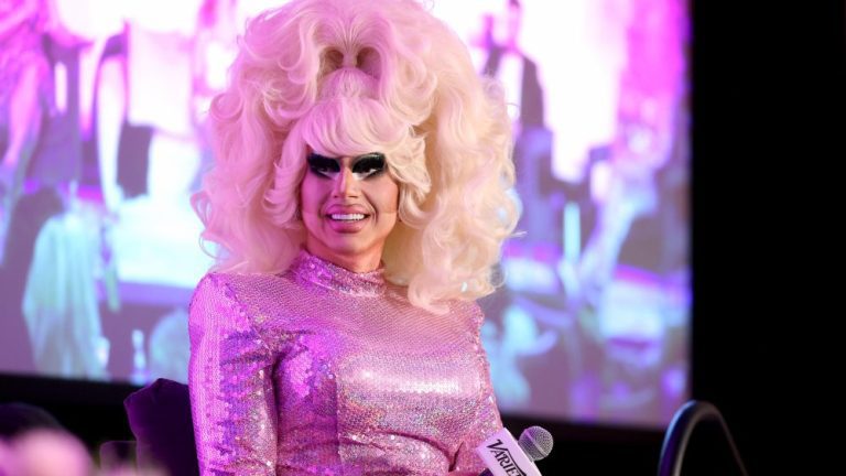 LOS ANGELES, CALIFORNIA - JUNE 07: Trixie Mattel speaks onstage during Variety's TV FYC Fest on June 07, 2023 in Los Angeles, California. (Photo by Randy Shropshire/Variety via Getty Images)