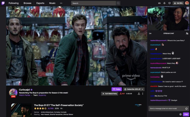 Twitch met fin à ses soirées de visionnage Prime Video en période de pandémie