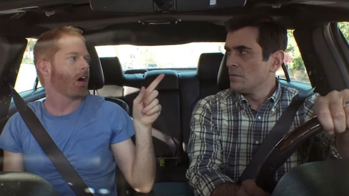 Jesse Tyler Ferguson and Ty Burrell on Modern Family.