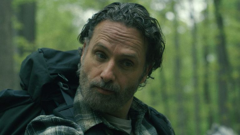 Rick in the woods in The Walking Dead: The Ones Who Live