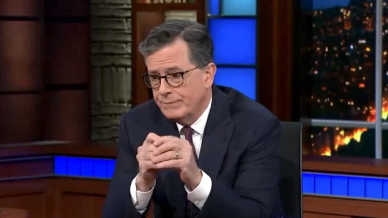 Stephen Colbert on The Late Show