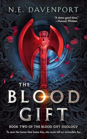 Couverture du livre The Blood Gift de NE Davenport