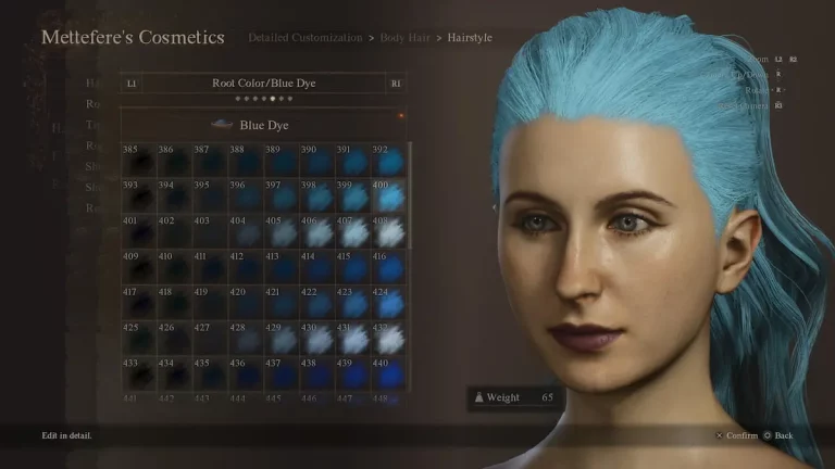 Dragon's Dogma 2 blue dye shades